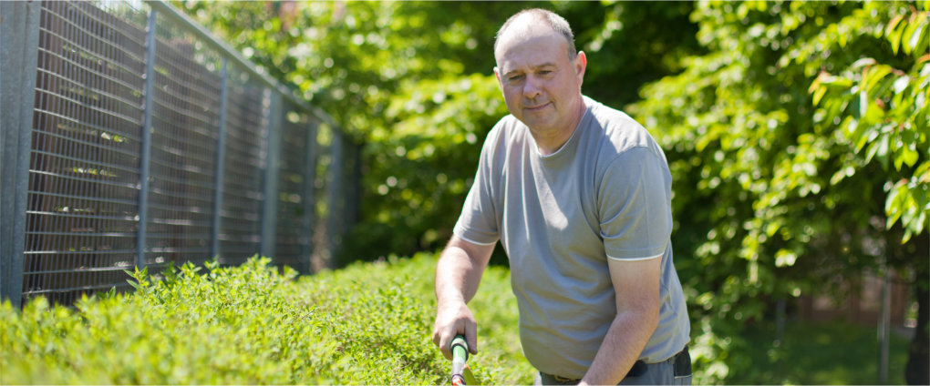 Gartenarbeit